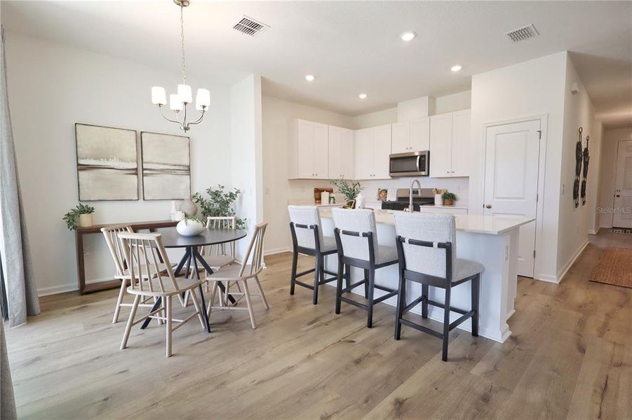 Furnished interior view inside a new home in , Okahumpka (Image 18).