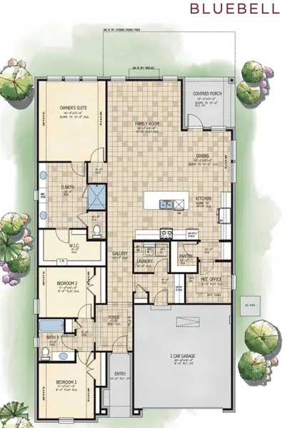 The Bluebell Floorplan