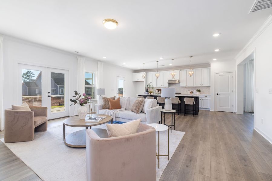 Furnished interior view inside a new home in Edgewater - Harbor Pointe, Lancaster (Image 12).