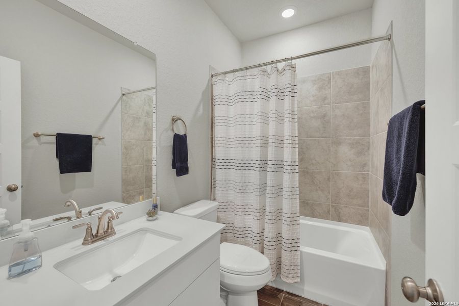 Furnished interior view inside a new home in August Fields, New Braunfels (Image 31).