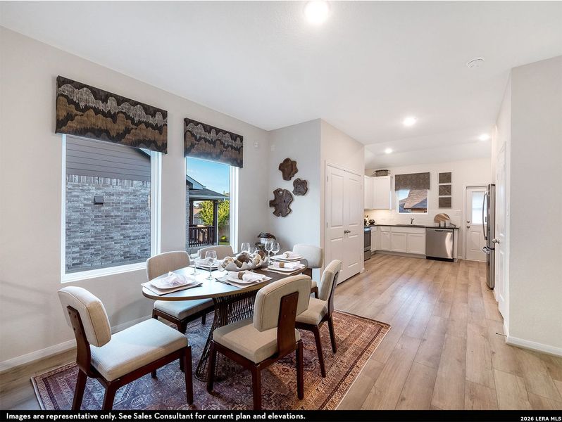 Furnished interior view inside a new home in Willow View, Converse (Image 9).