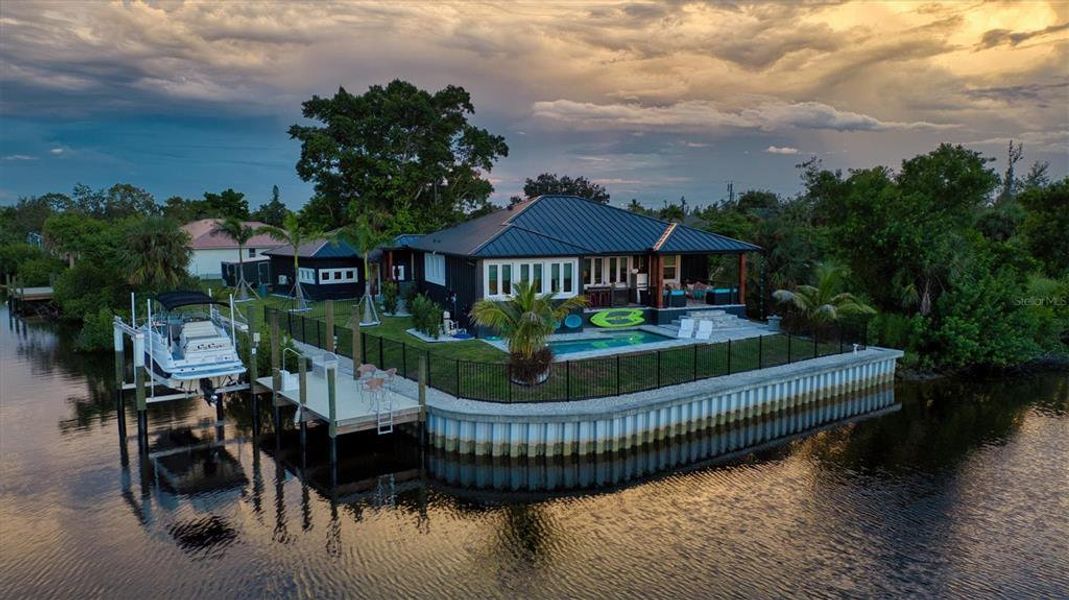Front exterior of a new home in , Punta Gorda, FL, highlighting curb appeal (Image 30).