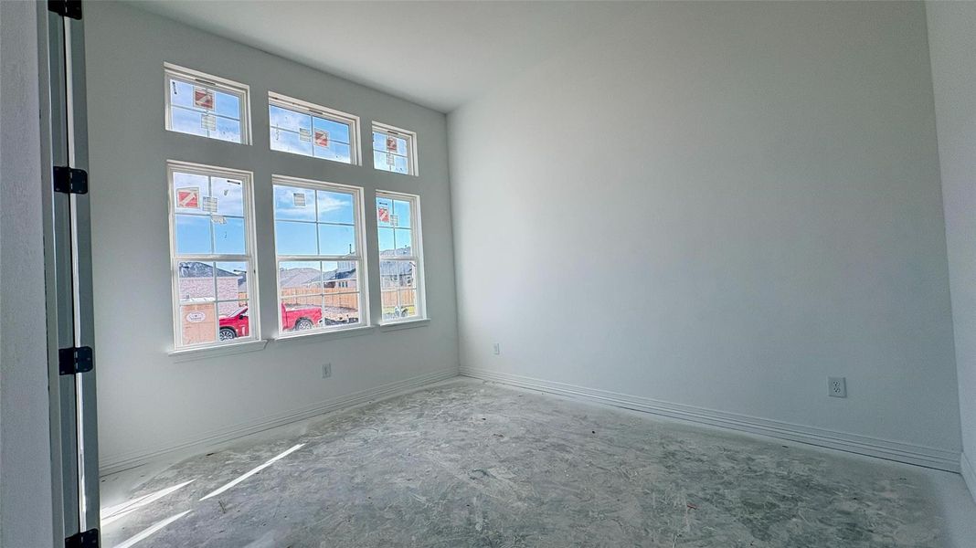 Actual progress of your home.