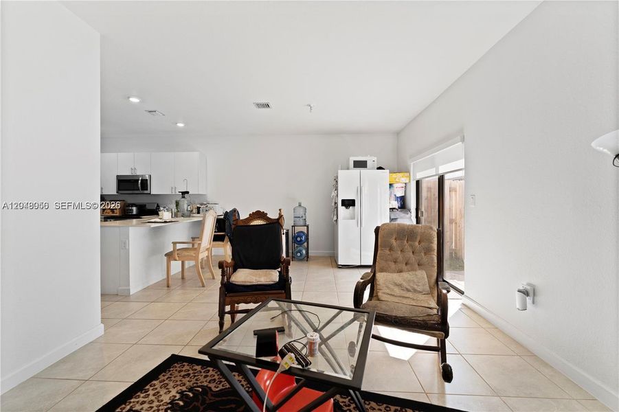 Furnished interior view inside a new home in , Miami (Image 8). Furnished interior view inside a new home in , Miami (Image 8).