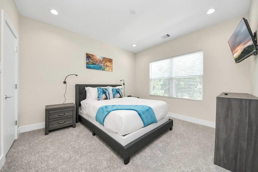 Furnished interior view inside a new home in , Houston (Image 19).