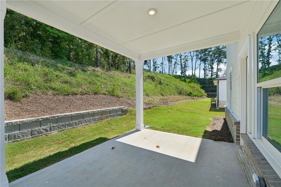 Exterior details and patio area of a home in , Cumming (Image 26). Exterior details and patio area of a home in , Cumming (Image 26).