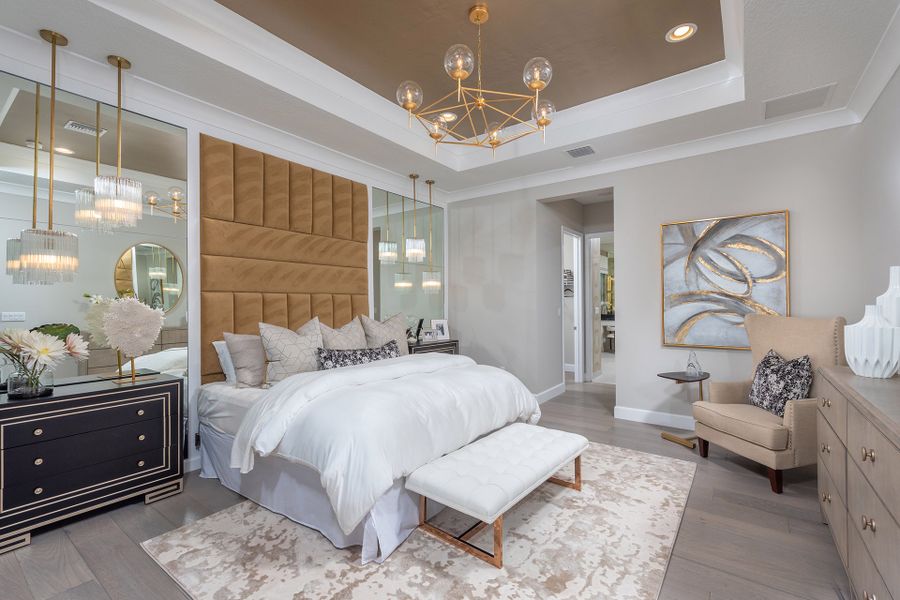 Representative furnished interior of a home built from the Vienna by GL Homes in Valencia Grand (55+), Boynton Beach (Image 9).