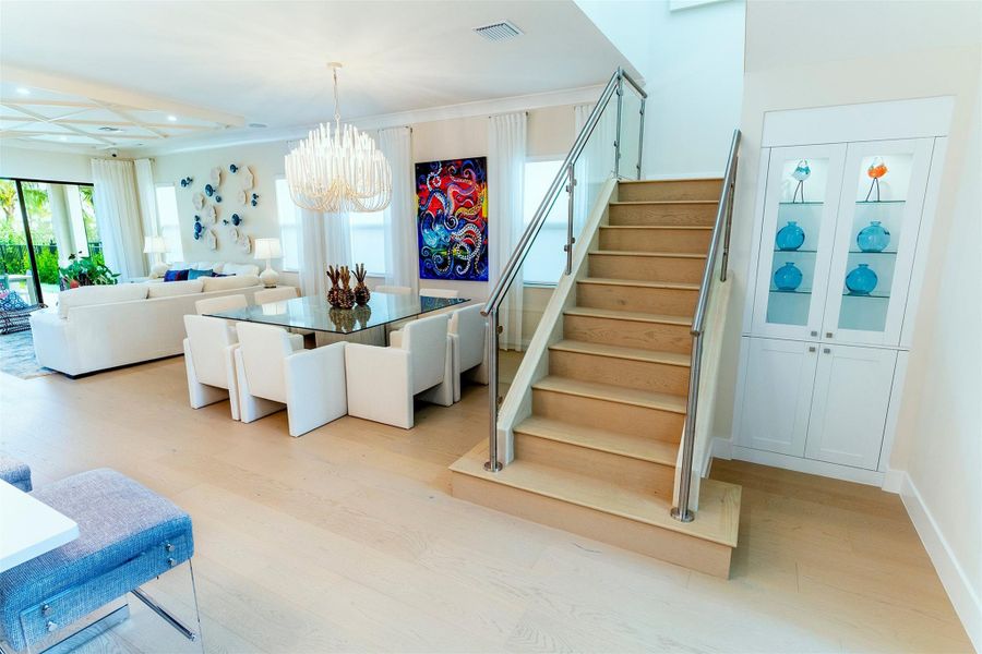 Furnished interior view inside a new home in , Palm Beach Gardens (Image 19).