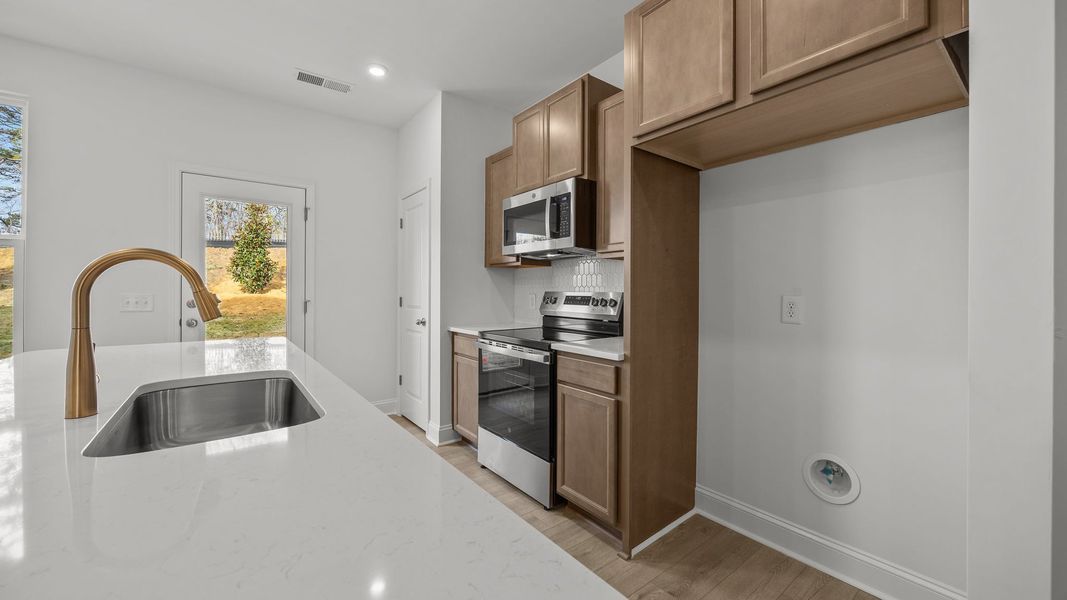 Furnished interior view inside a new home in Bell Glen, Charlotte (Image 12).