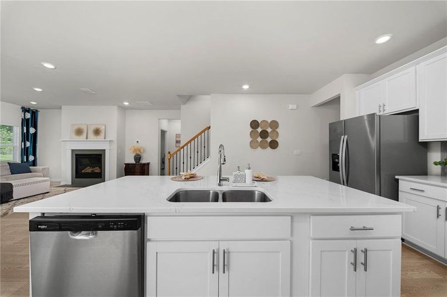 Furnished interior view inside a new home in , Canton (Image 14).