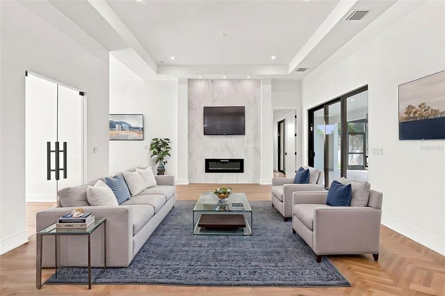 Furnished interior view inside a new home in , Placida (Image 19).