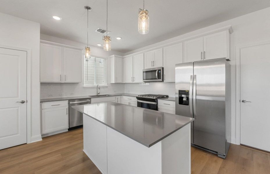 Furnished interior view inside a new home in Patterson Ranch, Georgetown (Image 4).