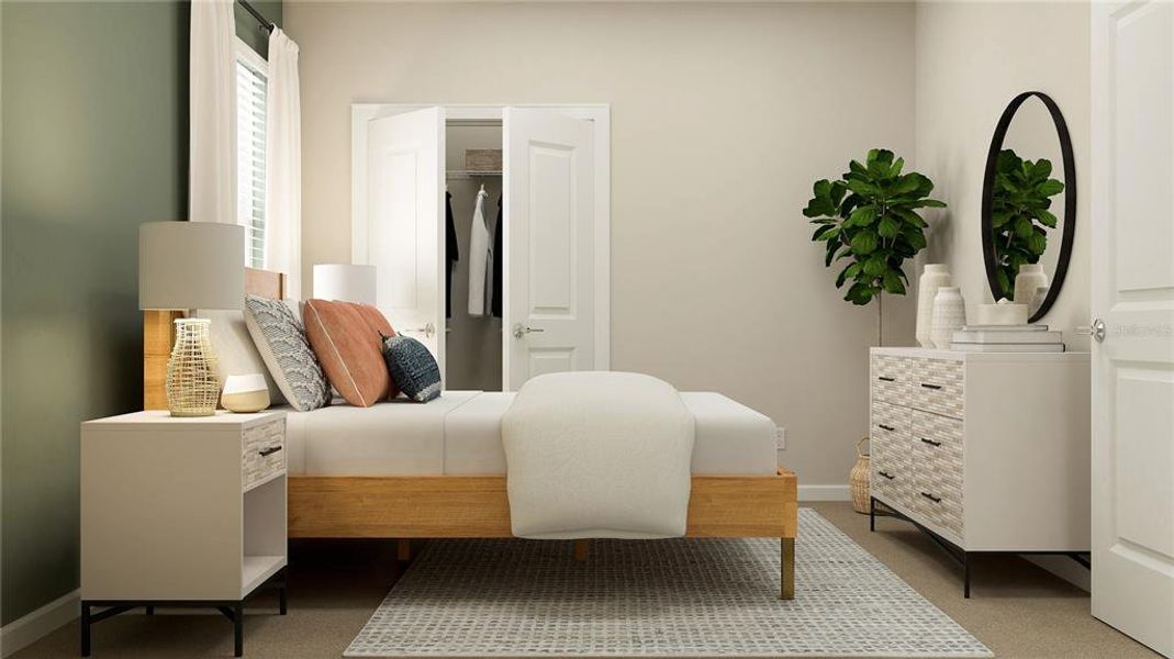Furnished interior view inside a new home in The Glades at Crossprairie, St. Cloud (Image 9).
