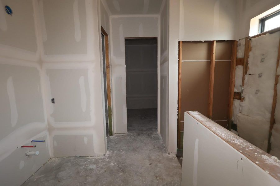 In-progress construction of a new home in Sienna - Landmark Row Collection, Missouri City, TX (Image 10).