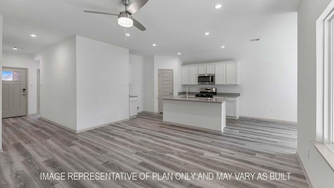 Furnished interior view inside a new home in , Orange (Image 3).