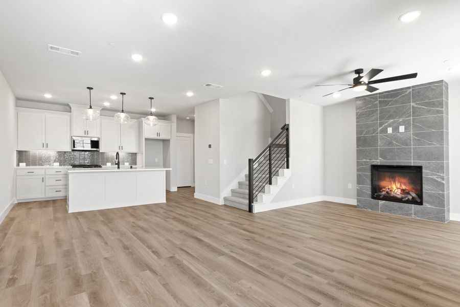 Spacious, unfurnished interior of a new home in The Tribute, The Colony (Image 20).