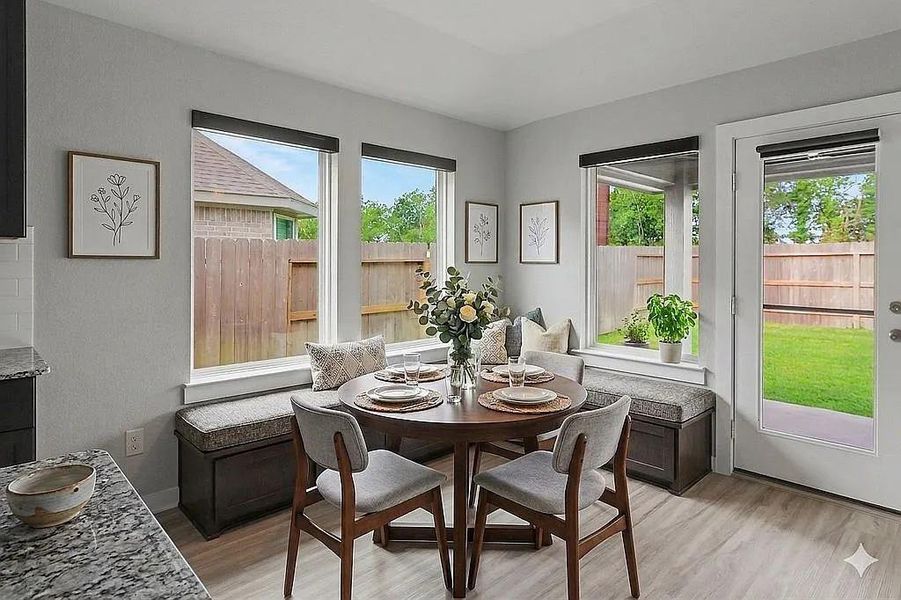 Breakfast area virtualy staged Breakfast area virtualy staged