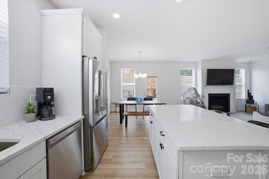 Furnished interior view inside a new home in The Terraces at Cramerton Mills, Cramerton (Image 14).
