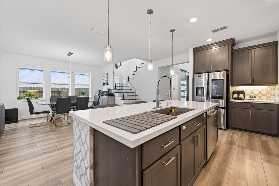 Furnished interior view inside a new home in Avalon at Cypress, Cypress (Image 45).