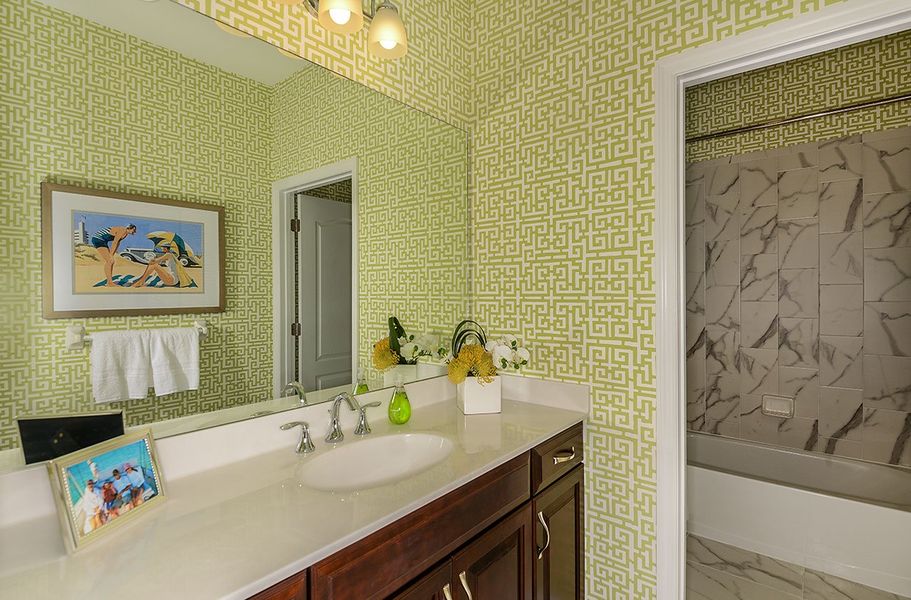 Representative furnished interior of a home built from the Fresh Spring by Neal Communities in Grand Park, Sarasota (Image 18).