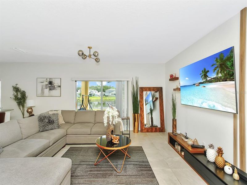 Furnished interior view inside a new home in , Kissimmee (Image 12).