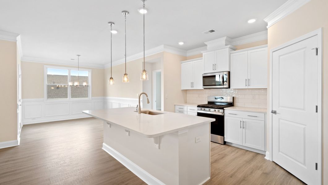 Representative furnished interior of a home built from the Bristol by D.R. Horton in The Villas at Pine Valley, Boiling Springs (Image 7).