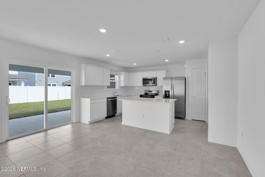 Furnished interior view inside a new home in Wells Landing, Jacksonville (Image 8).