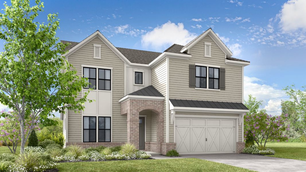 Representative exterior photo of a completed home built from the Provence by Taylor Morrison in Towson Village, Peachtree City, GA (Image 1). Representative exterior photo of a completed home built from the Provence by Taylor Morrison in Towson Village, Peachtree City, GA (Image 1).