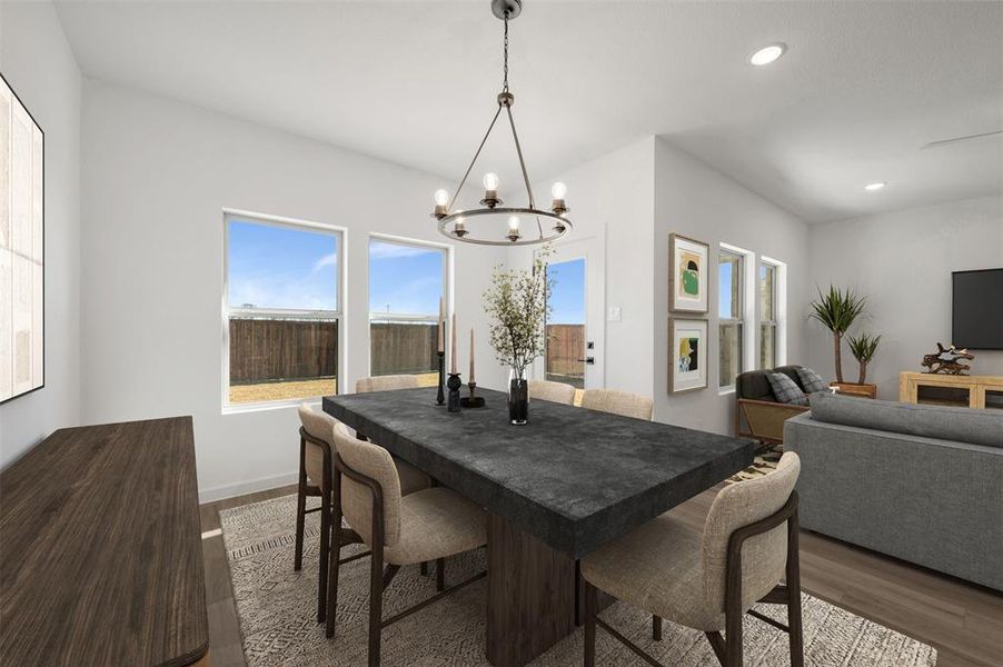 Furnished interior view inside a new home in Rolling Ridge, Van Alstyne (Image 15).