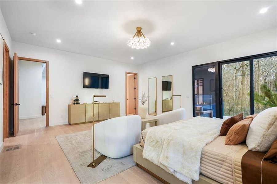 Furnished interior view inside a new home in , Roswell (Image 68). Furnished interior view inside a new home in , Roswell (Image 68).