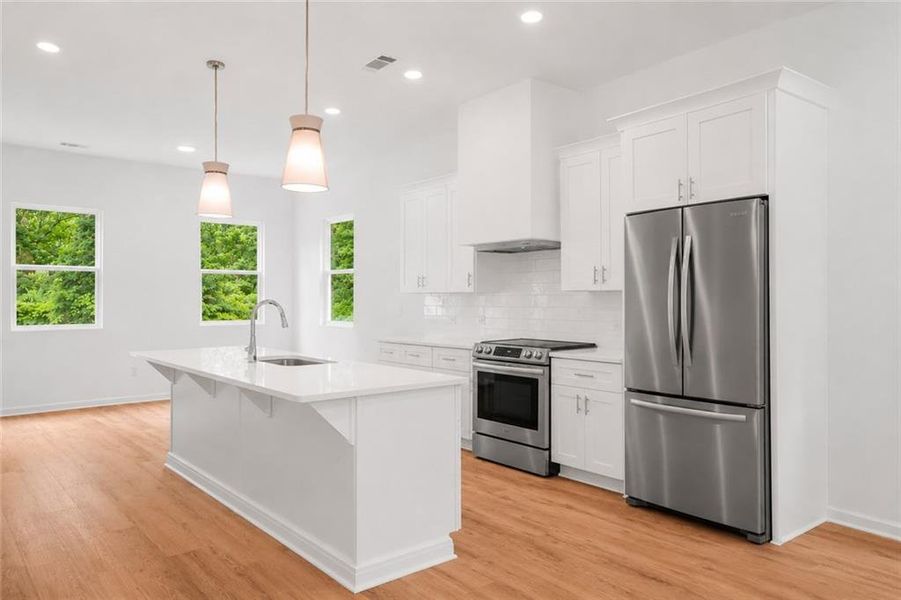 Furnished interior view inside a new home in , Atlanta (Image 4).