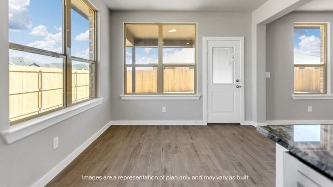 Representative unfurnished interior of a home built from the June by D.R. Horton in Homestead at Parks Bell Ranch, Odessa (Image 13).