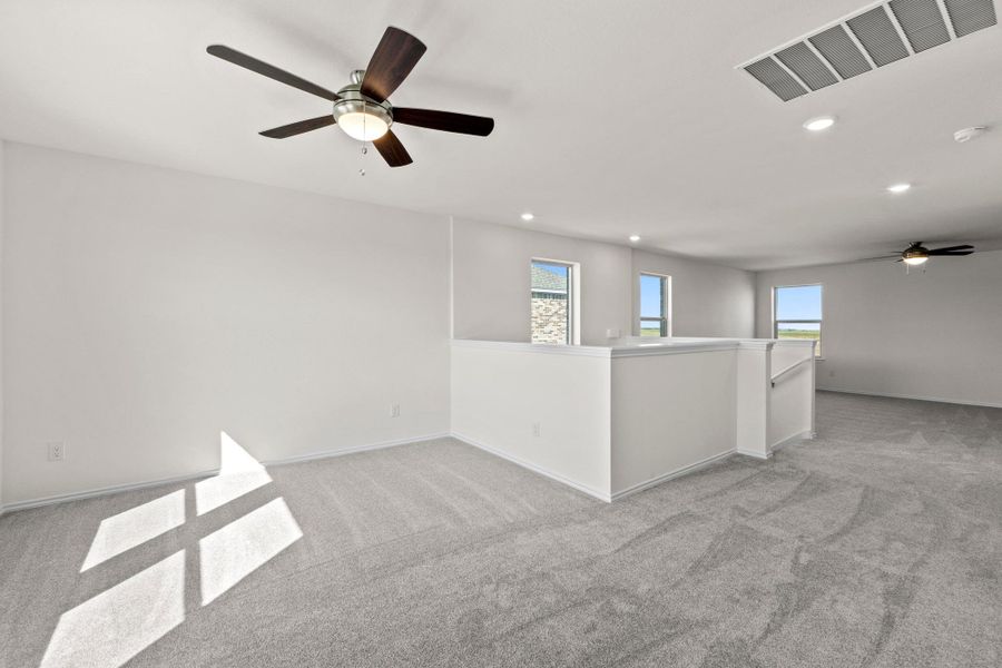 Spacious, unfurnished interior of a new home in Salerno - Heritage Collection, Round Rock (Image 24). Spacious, unfurnished interior of a new home in Salerno - Heritage Collection, Round Rock (Image 24).