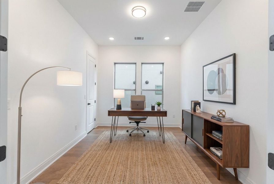 Furnished interior view inside a new home in Provence - 60', Austin (Image 14).