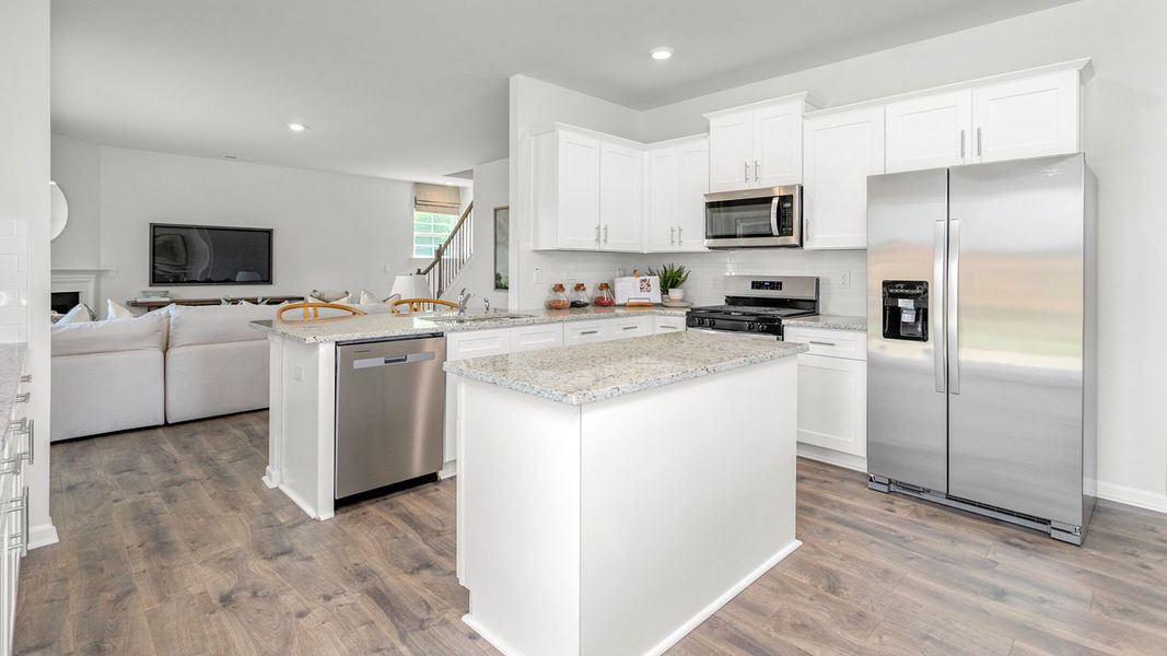 Furnished interior view inside a new home in Cambridge Park, Mebane (Image 12).