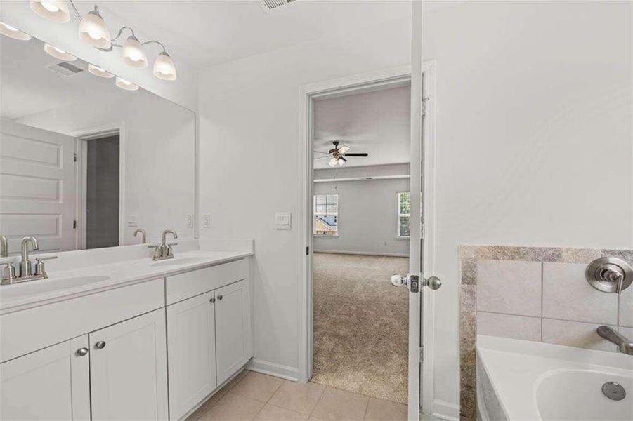 Furnished interior view inside a new home in Wildwood, Covington (Image 4).