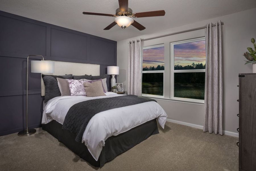 Representative furnished interior of a home built from the 1155 by KB Home in Briar Pointe, Jacksonville (Image 7).