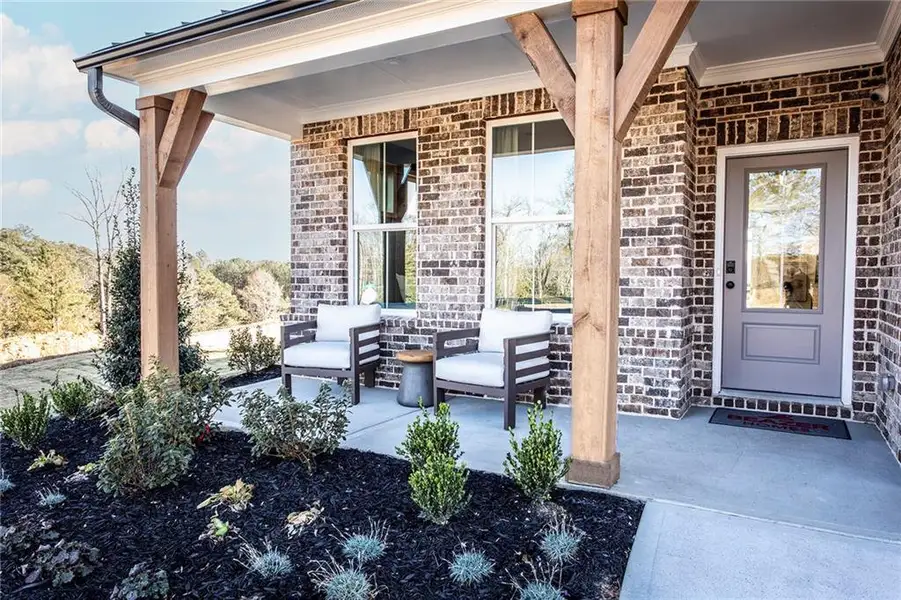 Exterior details and patio area of a home in Tiberon Woods, Cumming (Image 2). Exterior details and patio area of a home in Tiberon Woods, Cumming (Image 2).