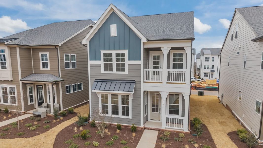 The Brentwood Plan by DRB Homes in River District, Charlotte NC. The Brentwood Plan by DRB Homes in River District, Charlotte NC.