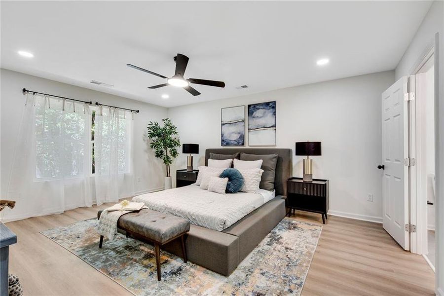Furnished interior view inside a new home in , Ellenwood (Image 18). Furnished interior view inside a new home in , Ellenwood (Image 18).