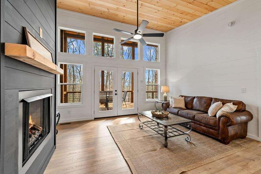 Furnished interior view inside a new home in , Morganton (Image 14).