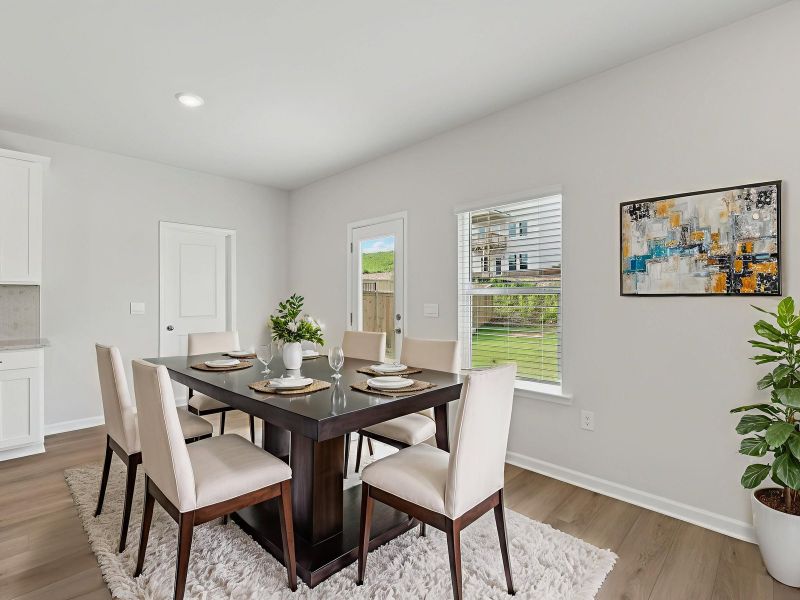 Furnished interior view inside a new home in Preserve at Mountain Creek, Pendergrass (Image 4).