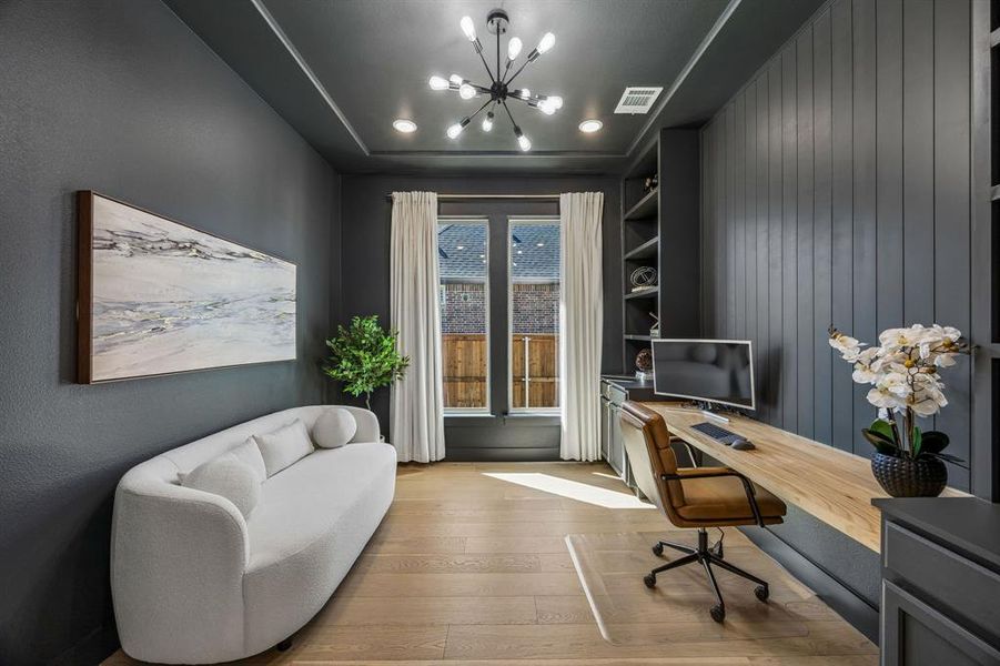 Furnished interior view inside a new home in , Prosper (Image 22).