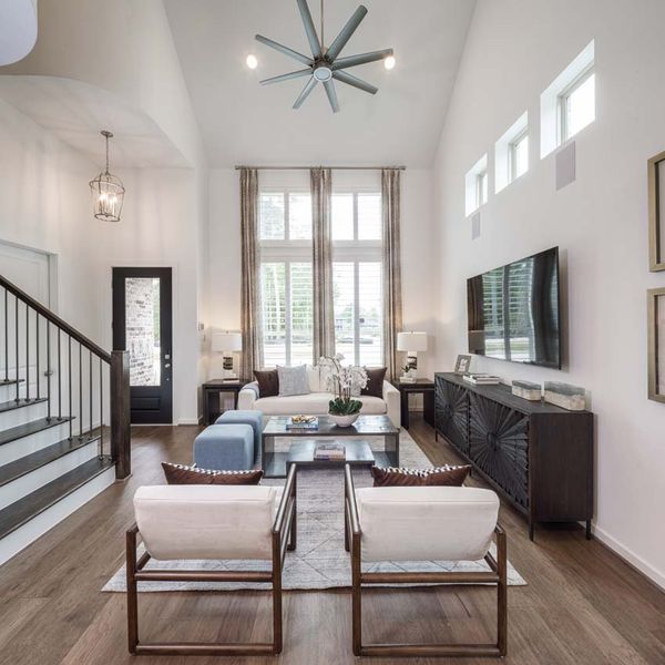 Representative Family Room - some options shown