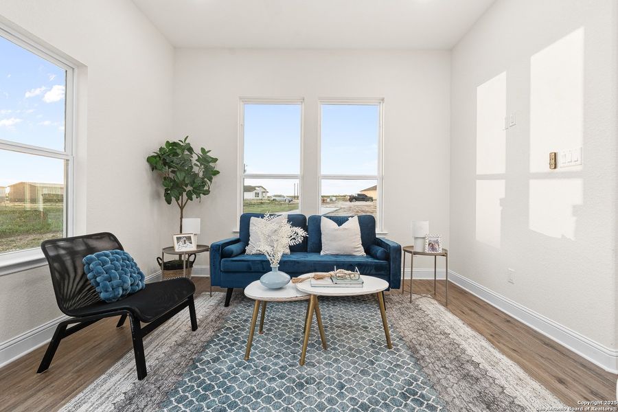 Furnished interior view inside a new home in , La Vernia (Image 12).