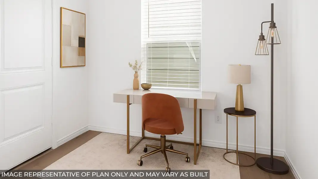 Furnished interior view inside a new home in Castles Edge, Willis (Image 5).