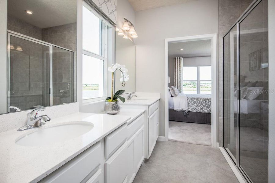 Furnished interior view inside a new home in Hammock Oaks, Lady Lake (Image 17).