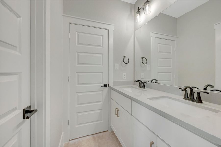 Furnished interior view inside a new home in Easthaven at Bridgeland Central - Horizon Collection, Cypress (Image 4).
