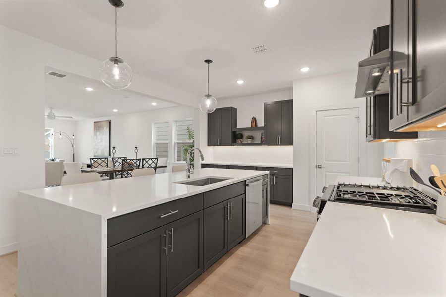 Furnished interior view inside a new home in Piccolina, Houston (Image 6).