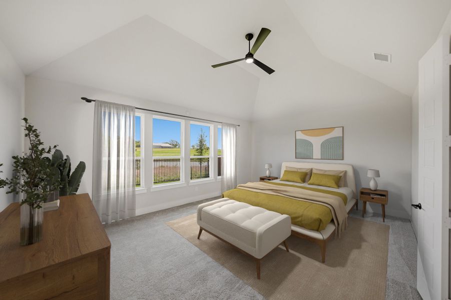 Furnished interior view inside a new home in Aster Park, McKinney (Image 16).